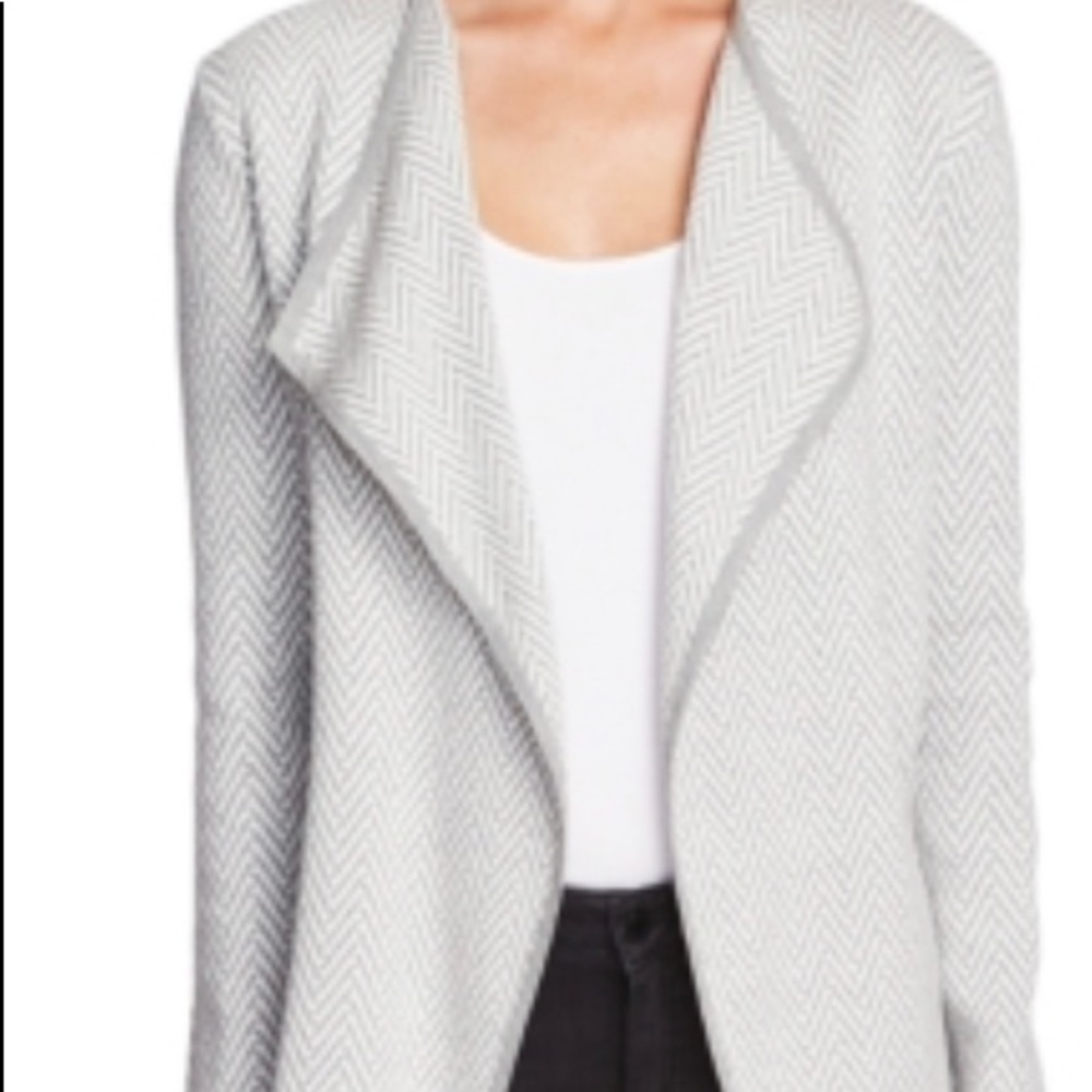 Vince camuto Herringbone Cardigan Jacket